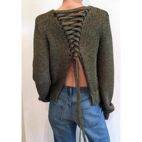 NEW A.L.C. majorie sweater in black/gold - Picture 2 of 2